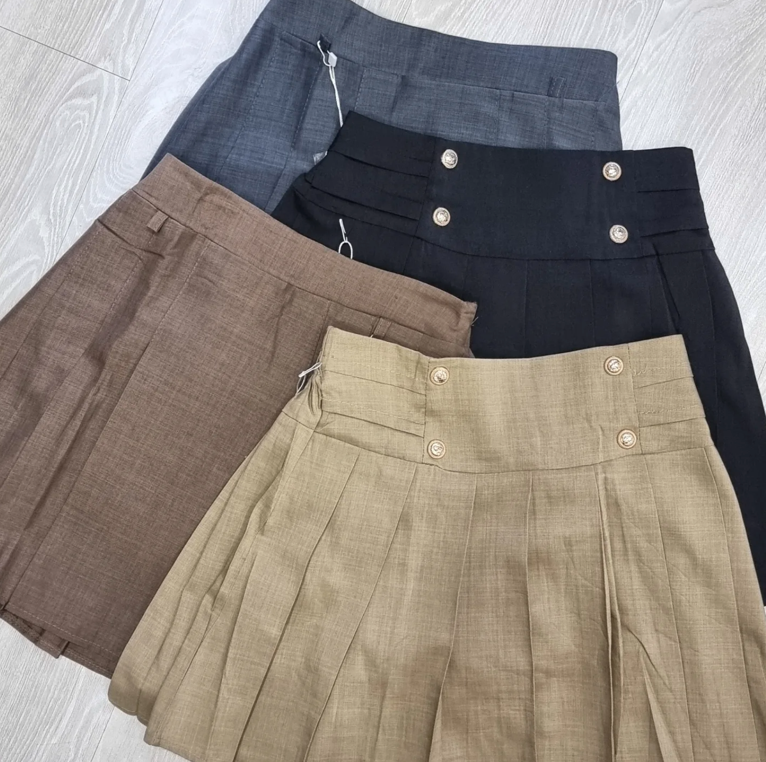 Pleated Mini Skort