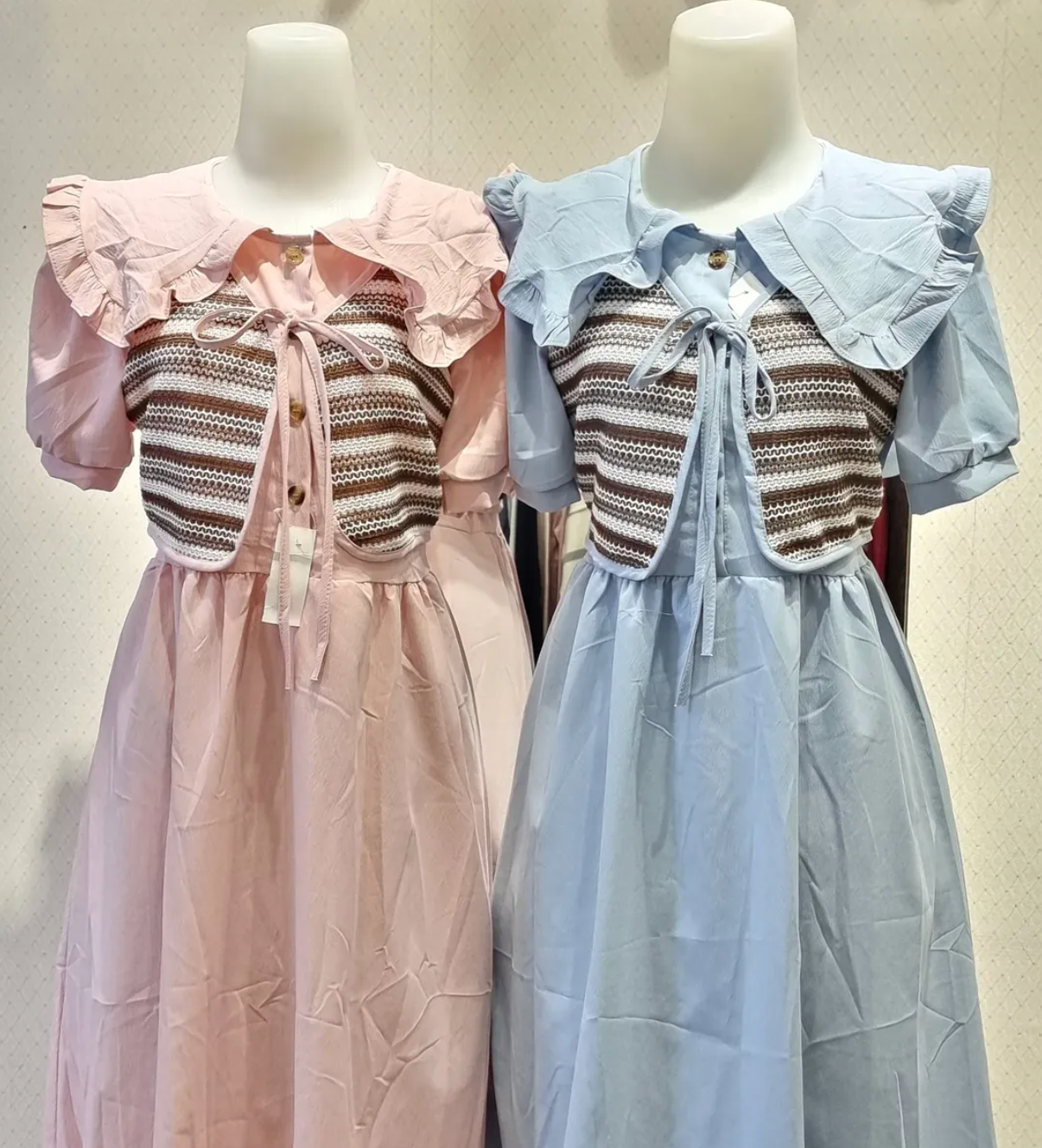 Set Midi Dress+Outer Vest